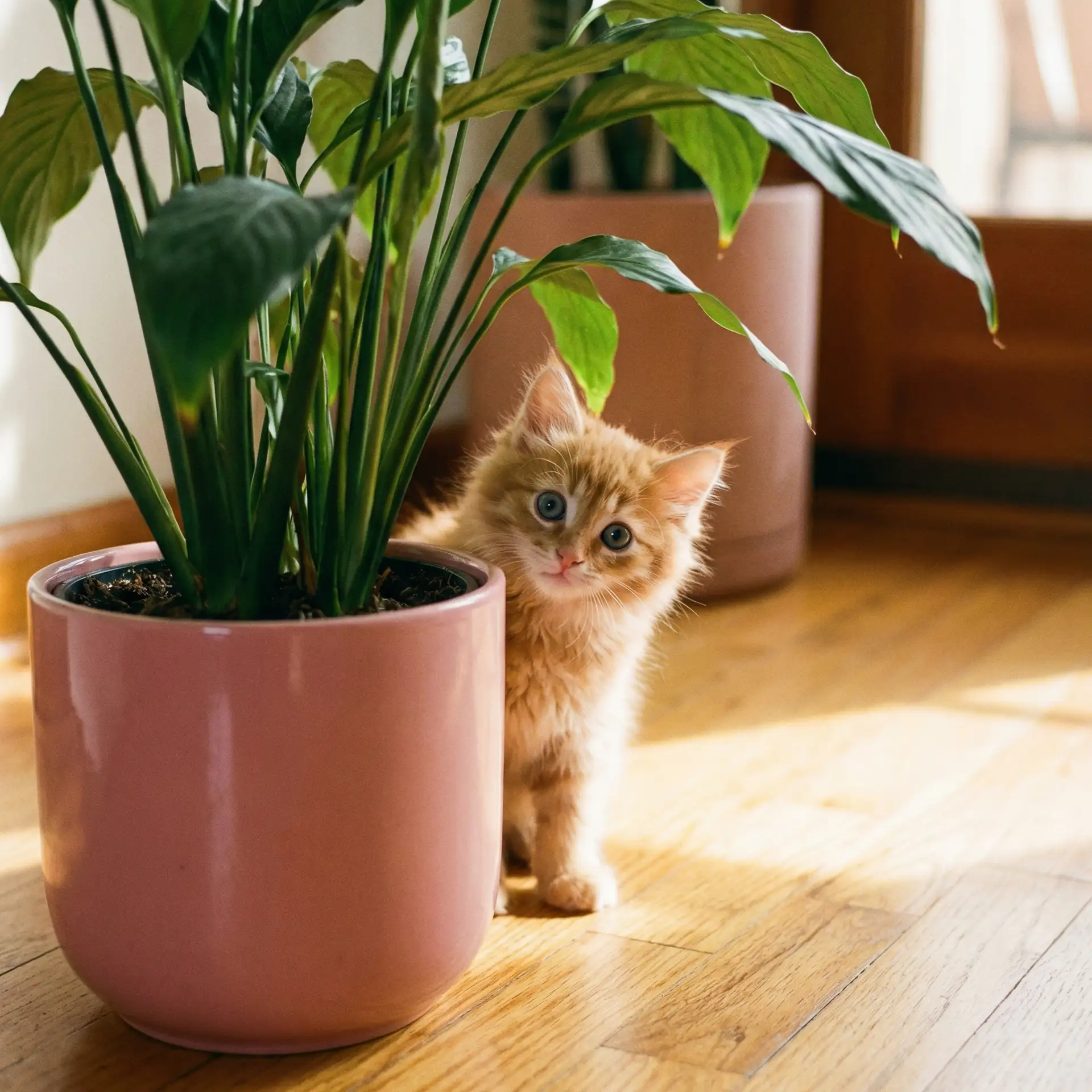 小猫从花盆后探头 - av观看